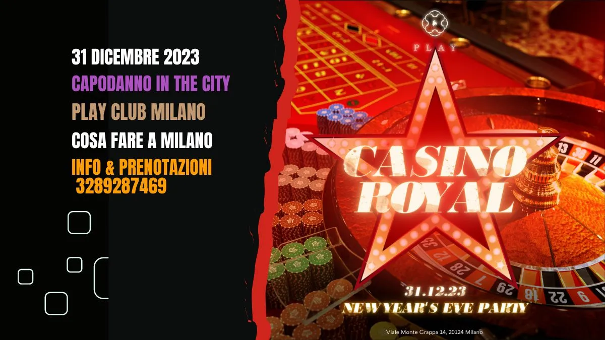 Capodanno 2024 - Play Club Milano