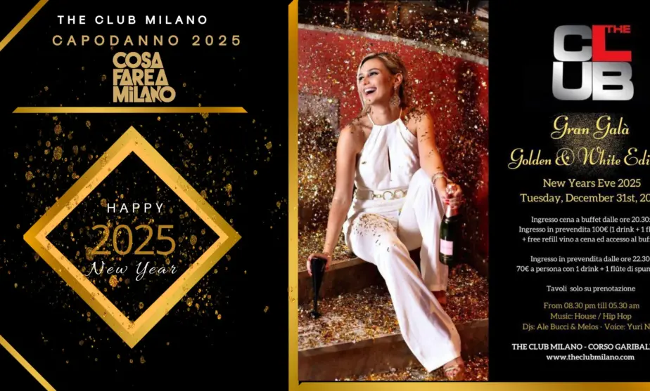 Capodanno 2025 - The club milano