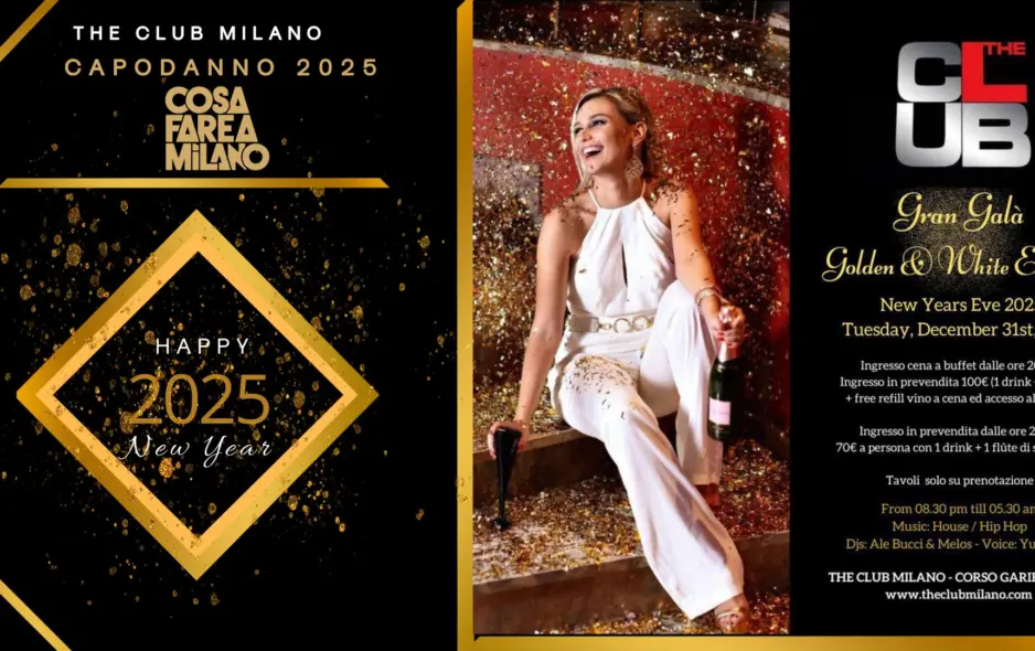 Capodanno 2025 - The club milano
