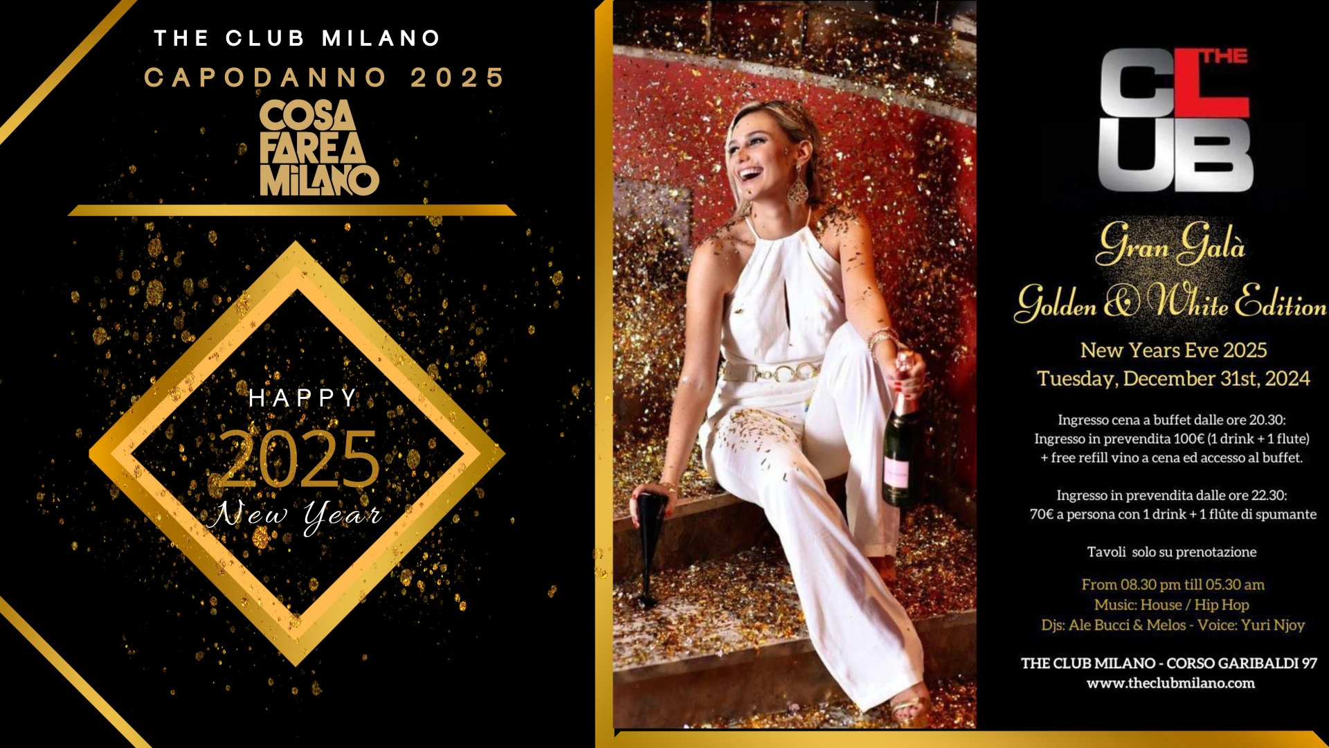 Capodanno 2025 - The club milano